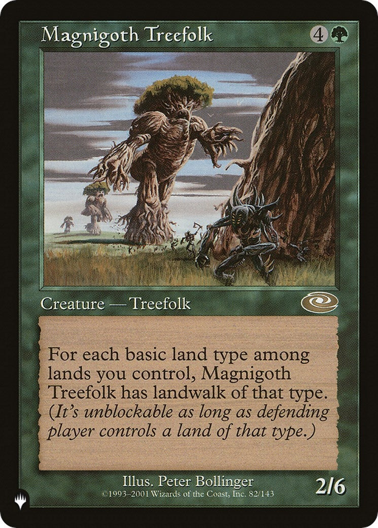 Image for Magnigoth Treefolk (82/143) [The List Reprints] - Magic: The Gathering