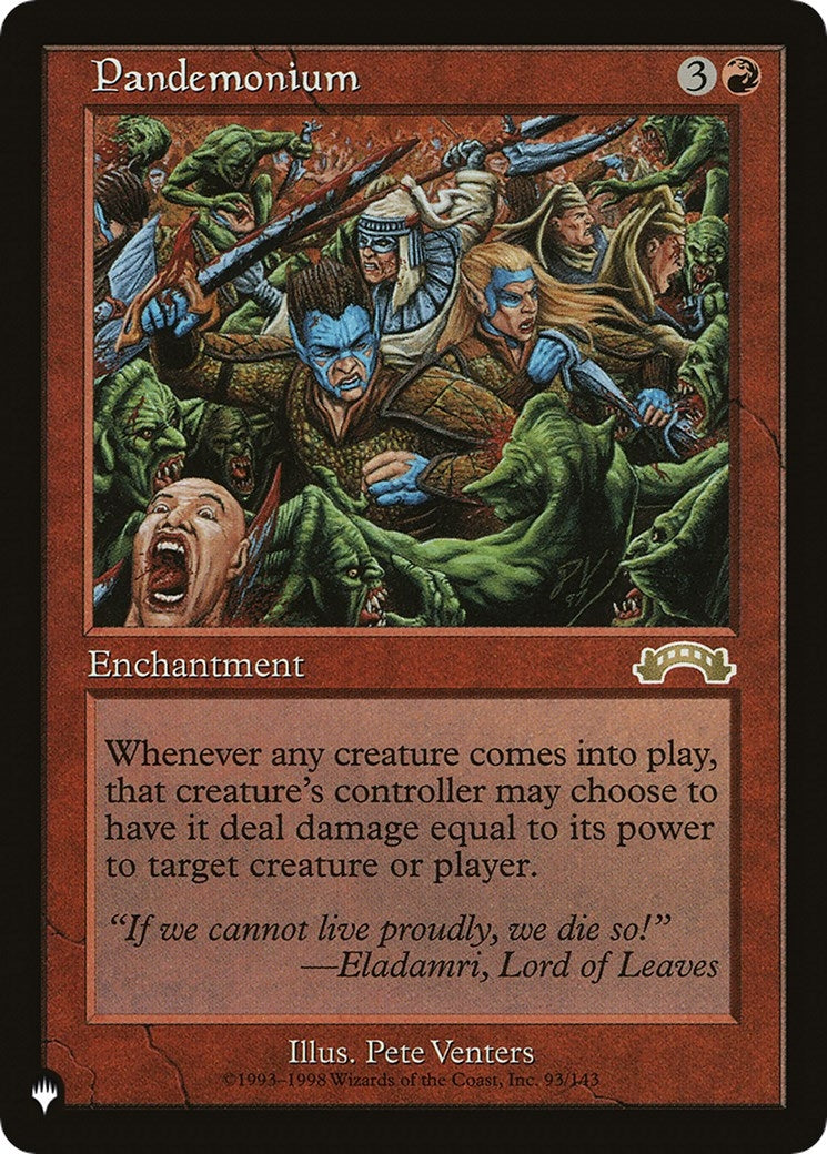 Image for Pandemonium (EXO) (93/143) [The List Reprints] - Magic: The Gathering