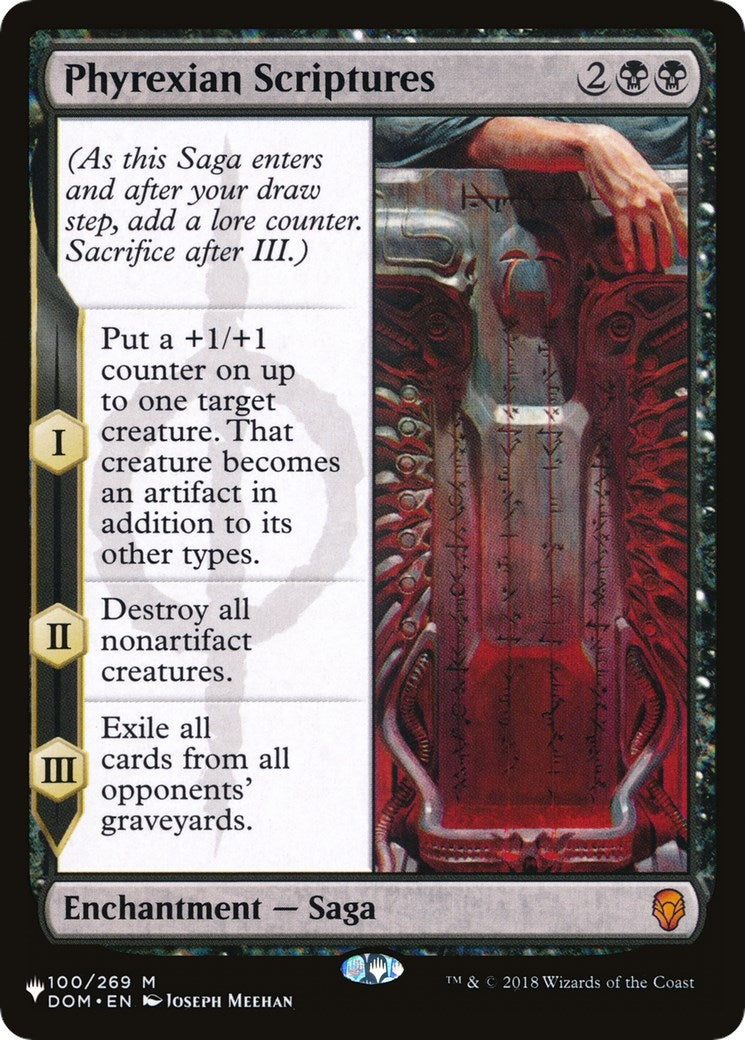 Image for Phyrexian Scriptures (100/269) [The List Reprints] - Magic: The Gathering