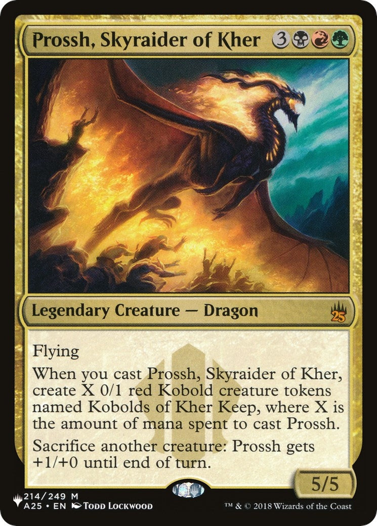 Image for Prossh, Skyraider of Kher (214/249) [The List Reprints] - Magic: The Gathering