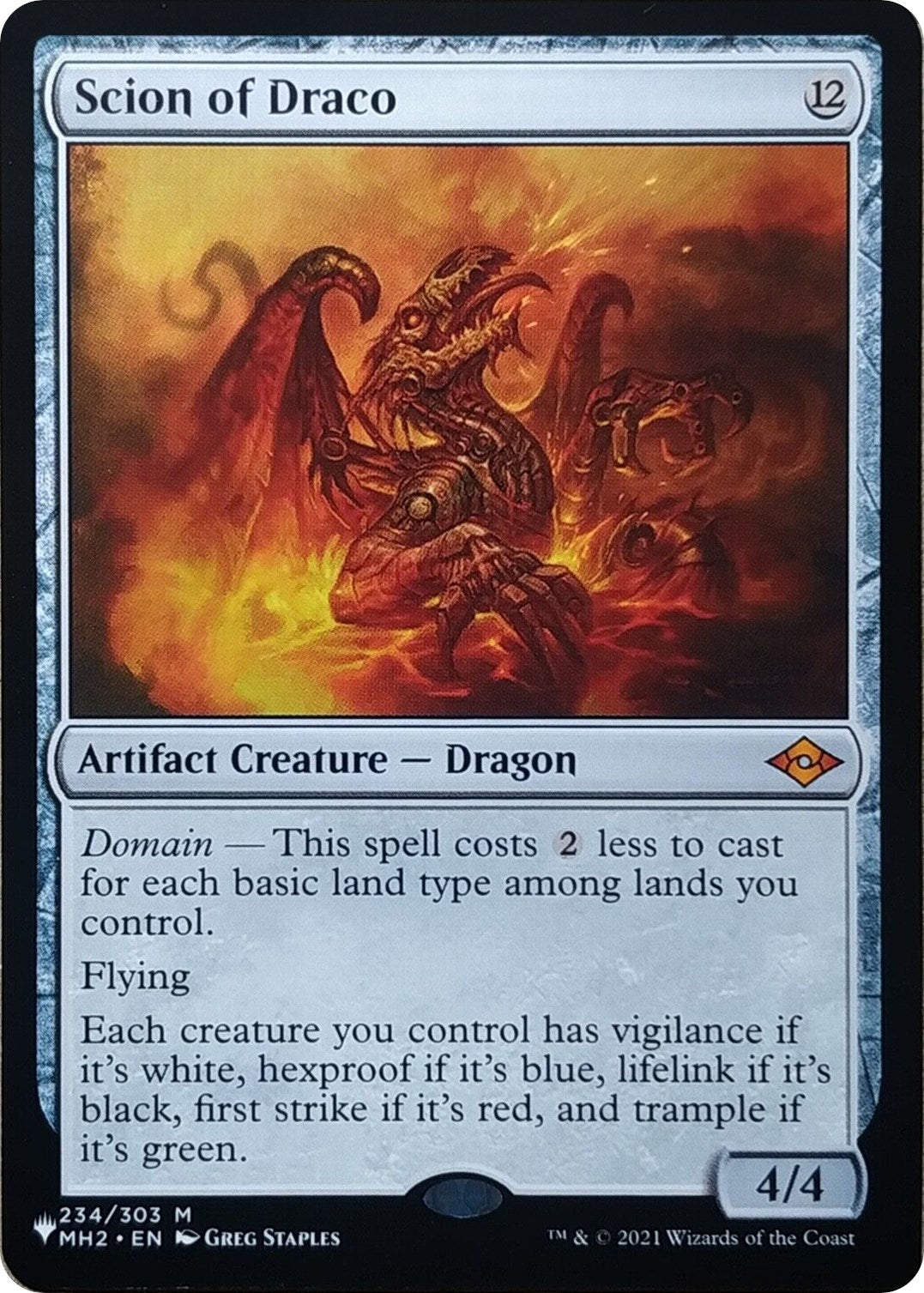 Image for Scion of Draco (234/303) [The List Reprints] - Magic: The Gathering