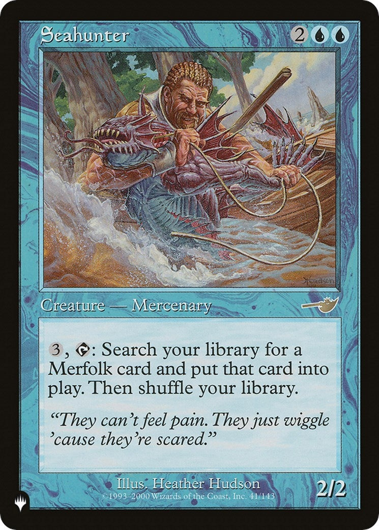 Image for Seahunter (41/143) [The List Reprints] - Magic: The Gathering