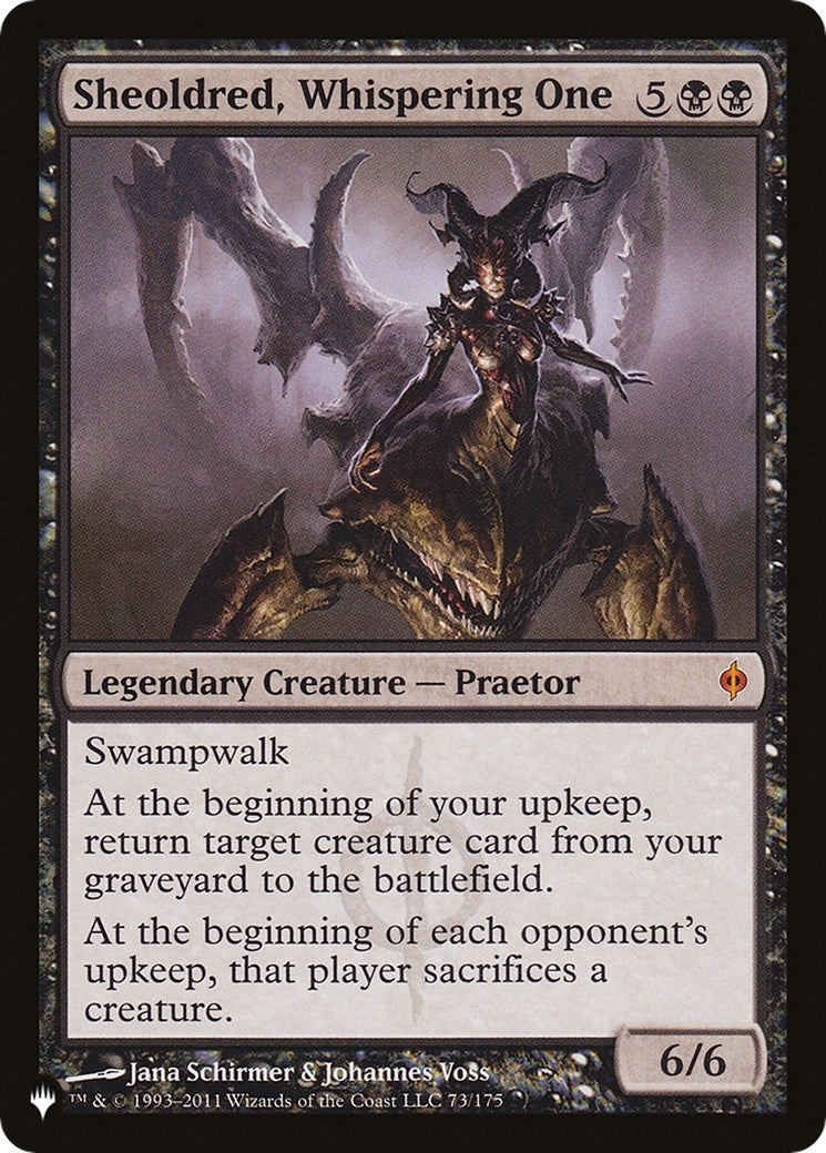 Image for Sheoldred, Whispering One (73/175) [The List Reprints] - Magic: The Gathering