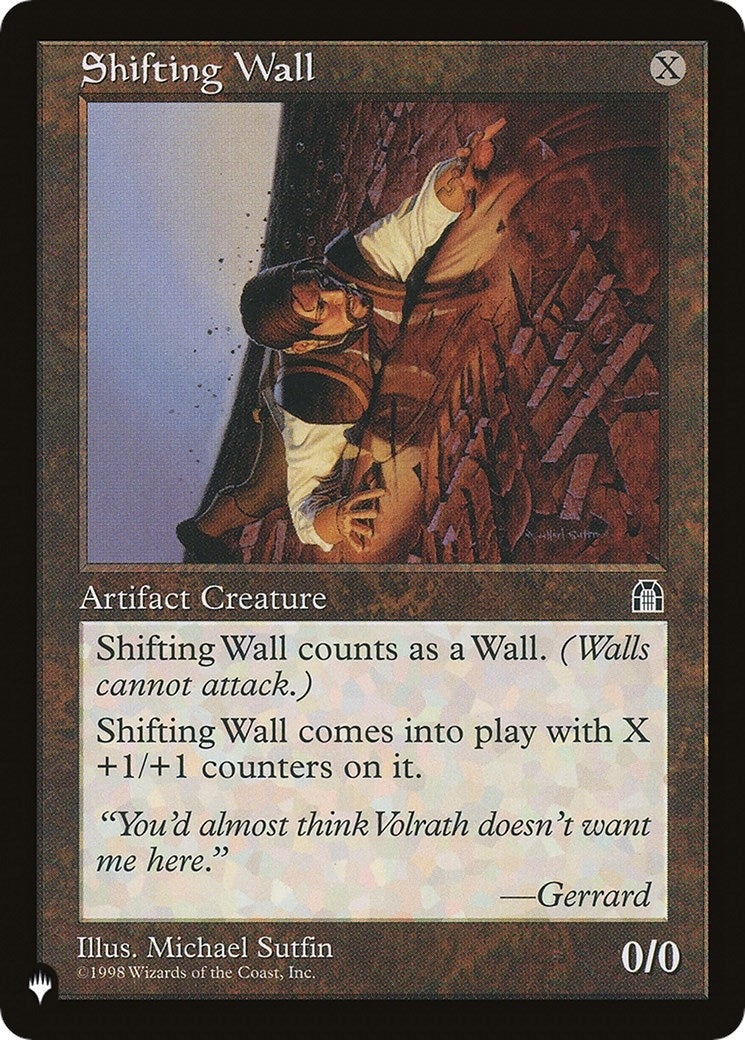 Image for Shifting Wall [The List Reprints] - Magic: The Gathering