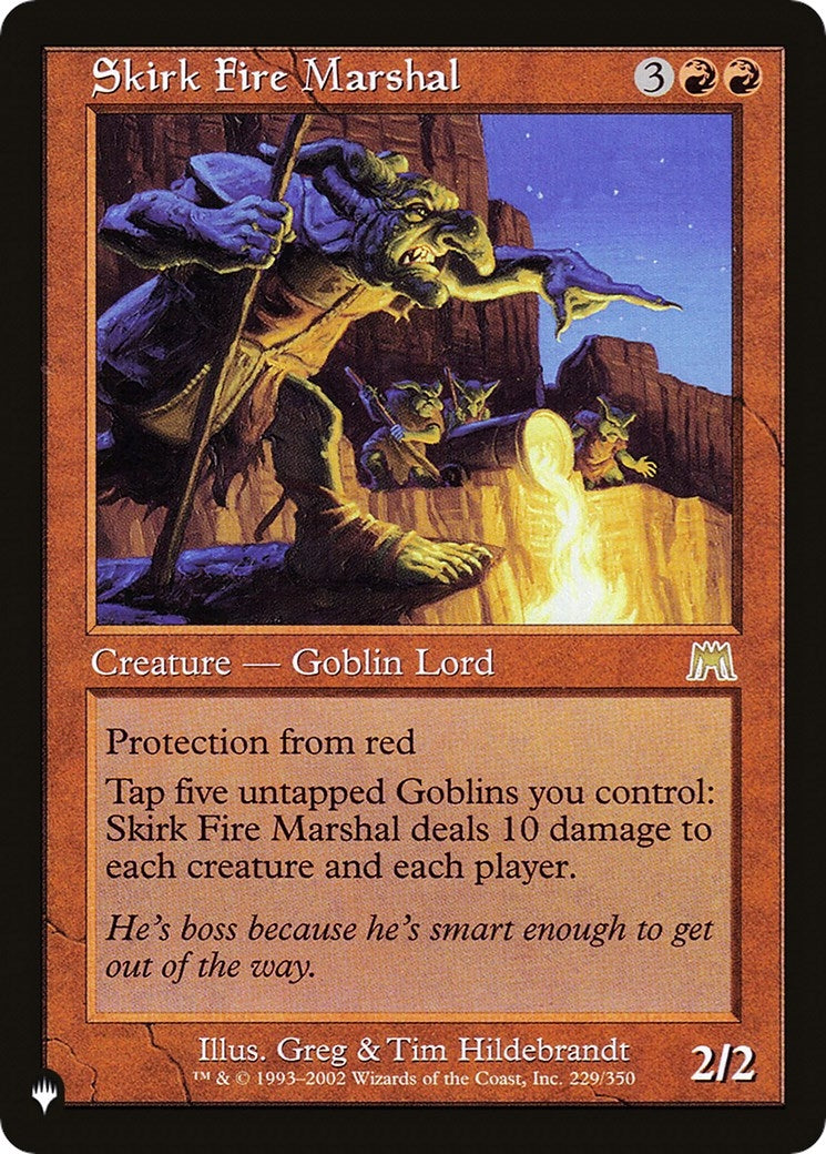 Image for Skirk Fire Marshal (229/350) [The List Reprints] - Magic: The Gathering