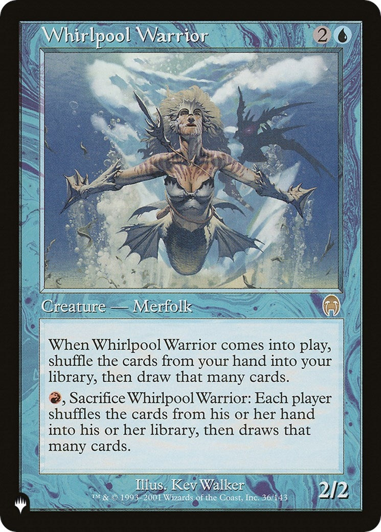 Image for Whirlpool Warrior (36/143) [The List Reprints] - Magic: The Gathering