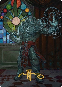 Image for Karn, Living Legacy Art Card (2/81) (Gold-Stamped Signature) (2) [Dominaria United] - Magic: The Gathering