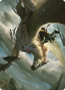 Image for Cleaving Skyrider Art Card (5) [Dominaria United] - Magic: The Gathering