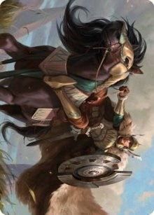 Knight of Dawn's Light Art Card (10) [Art Series: Dominaria United]