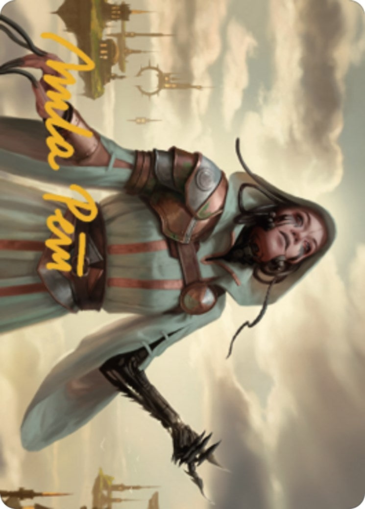 Image for Phyrexian Missionary Art Card (Gold-Stamped Signature) (11) [Dominaria United] - Magic: The Gathering