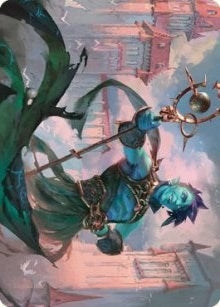 Image for Haughty Djinn Art Card (15) [Dominaria United] - Magic: The Gathering