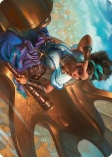 Image for Talas Lookout Art Card (17) [Dominaria United] - Magic: The Gathering