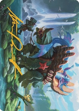 Image for Vodalian Mindsinger Art Card (Gold-Stamped Signature) (21) [Dominaria United] - Magic: The Gathering