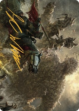 Image for Writhing Necromass Art Card (Gold-Stamped Signature) (27) [Dominaria United] - Magic: The Gathering