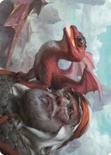 Image for Dragon Whelp Art Card (29) [Dominaria United] - Magic: The Gathering