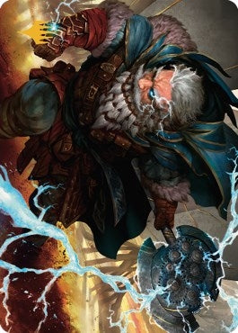 Image for Electrostatic Infantry Art Card (Gold-Stamped Signature) (30) [Dominaria United] - Magic: The Gathering