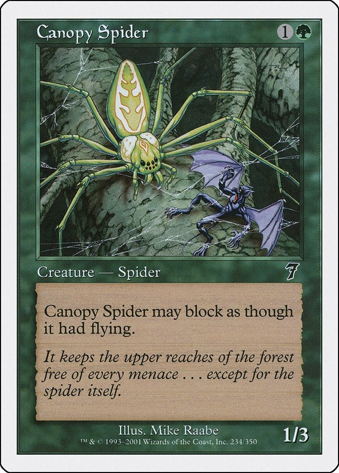 Image for Canopy Spider (234) [7th Edition] - Magic: The Gathering