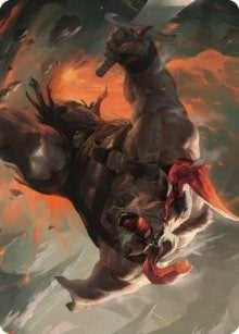 Image for Furious Bellow Art Card (31) [Dominaria United] - Magic: The Gathering