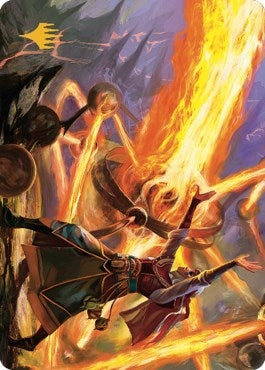 Image for Ghitu Amplifier Art Card (Gold-Stamped Signature) (32) [Dominaria United] - Magic: The Gathering
