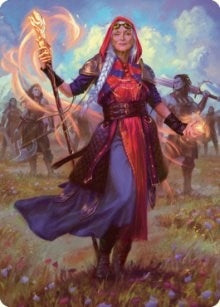 Image for Jaya, Fiery Negotiator Art Card (34/81) (34) [Dominaria United] - Magic: The Gathering