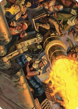 Image for Mana Cannons Art Card (Gold-Stamped Signature) (36) [Dominaria United] - Magic: The Gathering