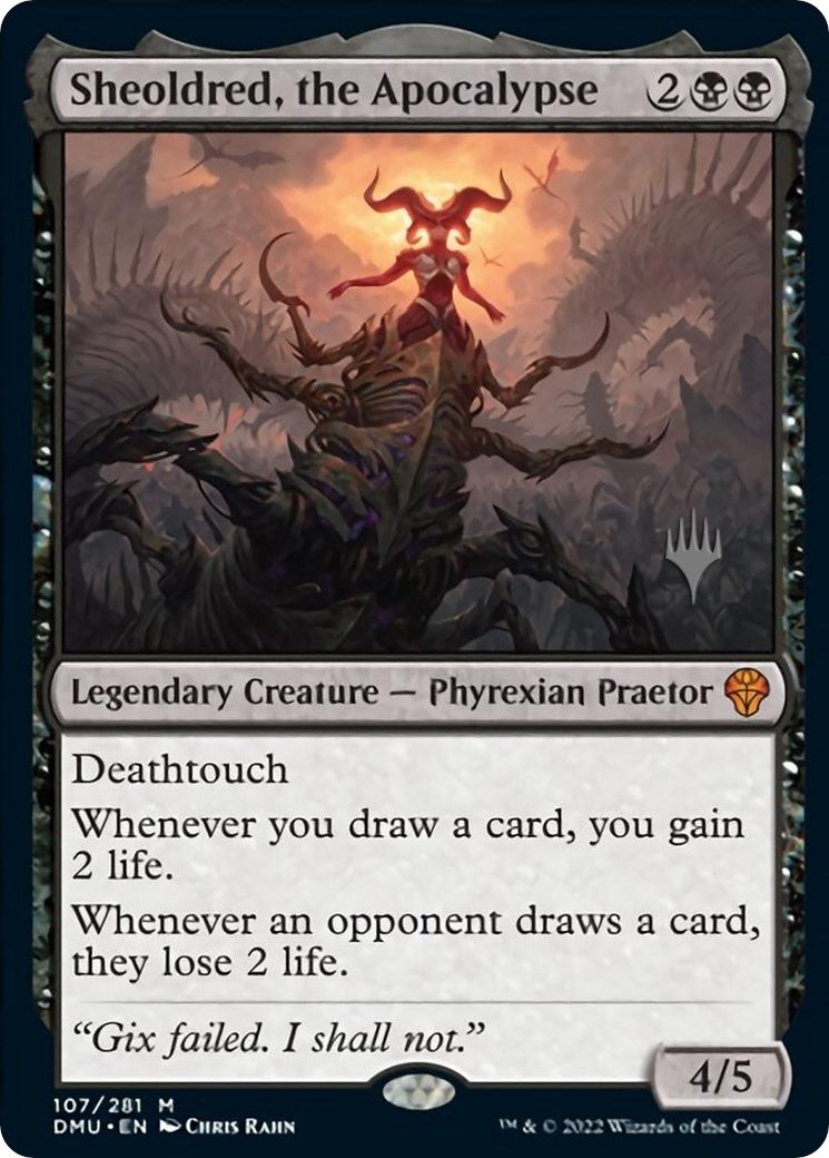 Image for Sheoldred, the Apocalypse (107) [Dominaria United] - Magic: The Gathering