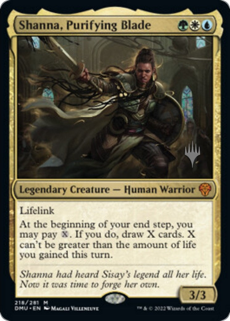 Image for Shanna, Purifying Blade (218) [Dominaria United] - Magic: The Gathering