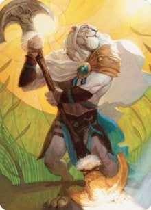 Image for Ajani, Sleeper Agent Art Card (42) [Dominaria United] - Magic: The Gathering
