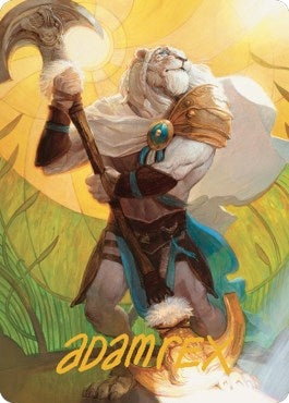 Image for Ajani, Sleeper Agent Art Card (Gold-Stamped Signature) (42) [Dominaria United] - Magic: The Gathering