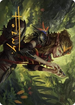 Image for Meria, Scholar of Antiquity Art Card (Gold-Stamped Signature) (50) [Dominaria United] - Magic: The Gathering