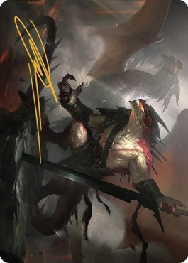 Image for Rivaz of the Claw Art Card (Gold-Stamped Signature) (53) [Dominaria United] - Magic: The Gathering