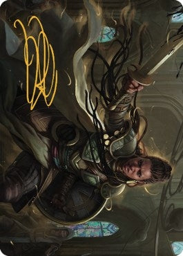 Image for Shanna, Purifying Blade Art Card (55/81) (Gold-Stamped Signature) (55) [Dominaria United] - Magic: The Gathering