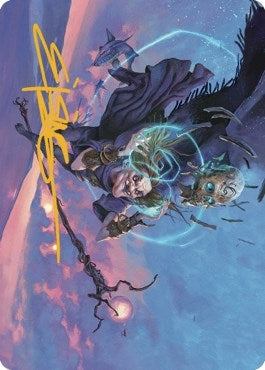 Image for Zur, Eternal Schemer Art Card (56/81) (Gold-Stamped Signature) (56) [Dominaria United] - Magic: The Gathering