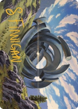 Image for Thran Portal Art Card (Gold-Stamped Signature) (60) [Dominaria United] - Magic: The Gathering