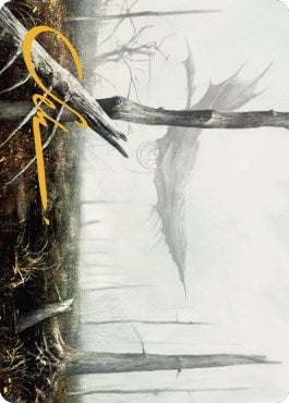 Image for Swamp Art Card (Gold-Stamped Signature) (64) [Dominaria United] - Magic: The Gathering