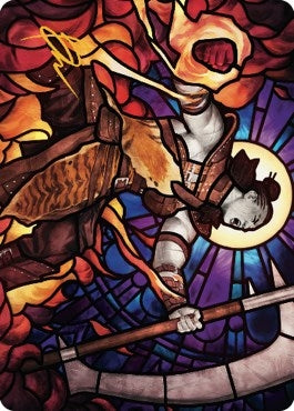 Image for Garna, Bloodfist of Keld Art Card (Gold-Stamped Signature) (71) [Dominaria United] - Magic: The Gathering