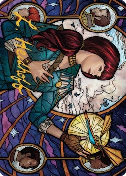 Image for Jhoira, Ageless Innovator Art Card (Gold-Stamped Signature) (73) [Dominaria United] - Magic: The Gathering