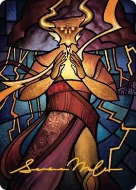 Image for Najal, the Storm Runner Art Card (Gold-Stamped Signature) (74) [Dominaria United] - Magic: The Gathering