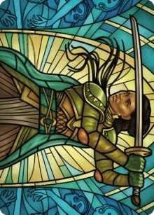 Image for Shanna, Purifying Blade Art Card (77/81) (77) [Dominaria United] - Magic: The Gathering