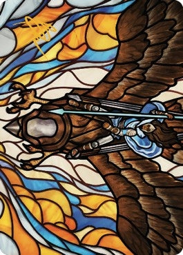 Image for Tura Kennerud, Skyknight Art Card (Gold-Stamped Signature) (79) [Dominaria United] - Magic: The Gathering