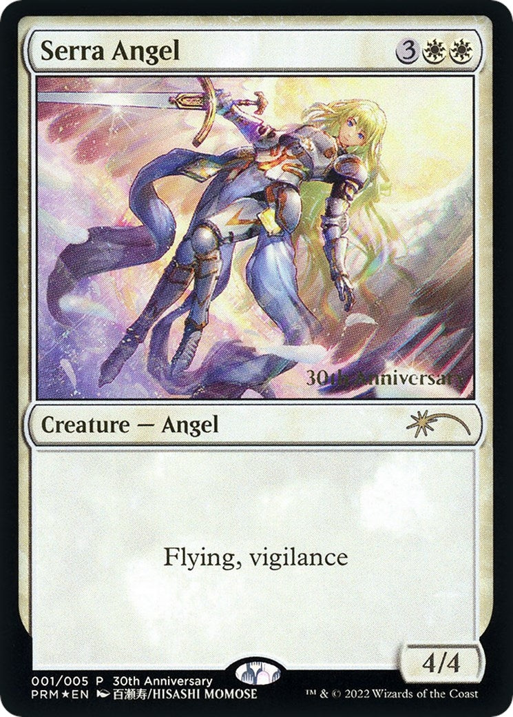 Image for Serra Angel (001) (1) [30th Anniversary Promos] - Magic: The Gathering