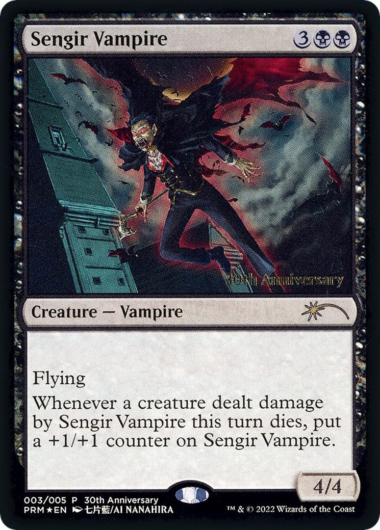 Image for Sengir Vampire (3) [30th Anniversary Promos] - Magic: The Gathering