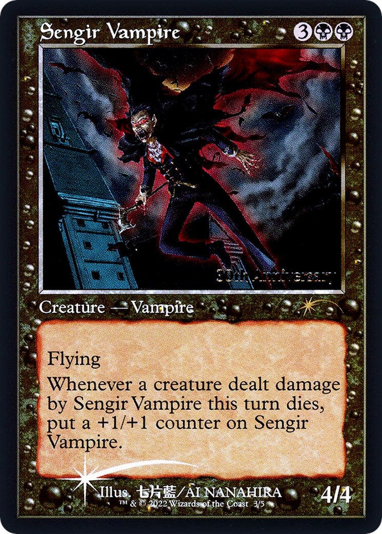 Image for Sengir Vampire (Retro Frame) (3) [30th Anniversary Promos] - Magic: The Gathering