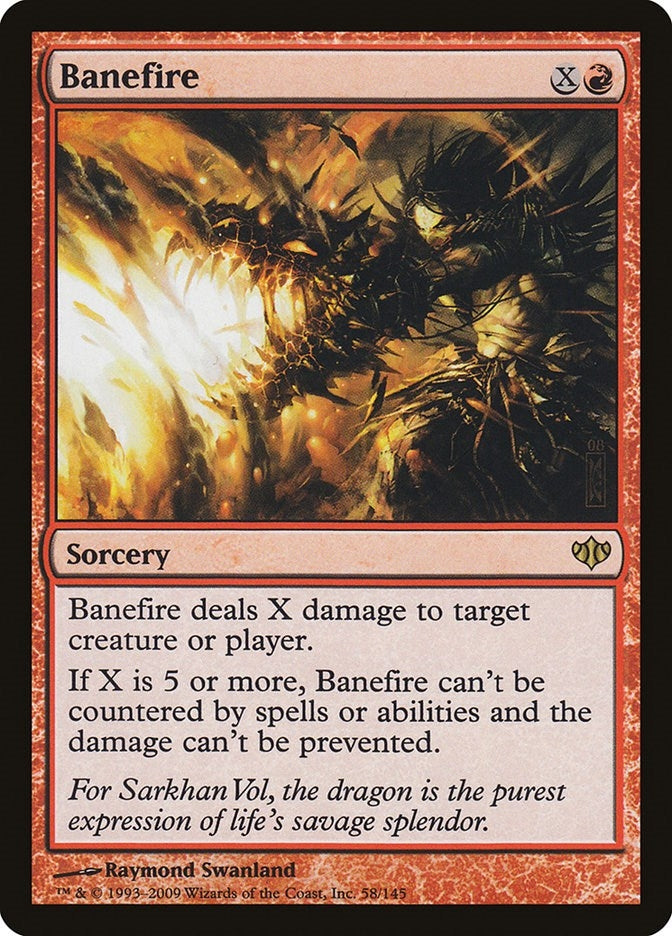 Image for Banefire (58) [Conflux] - Magic: The Gathering