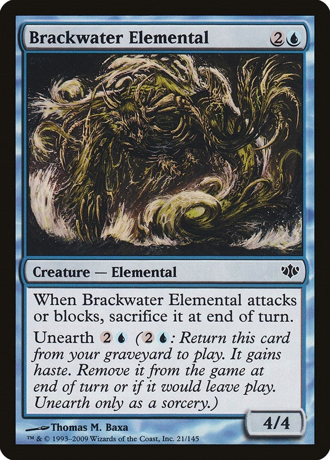 Image for Brackwater Elemental (21) [Conflux] - Magic: The Gathering