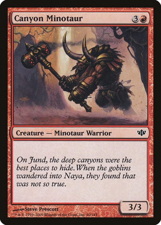 Image for Canyon Minotaur (60) [Conflux] - Magic: The Gathering