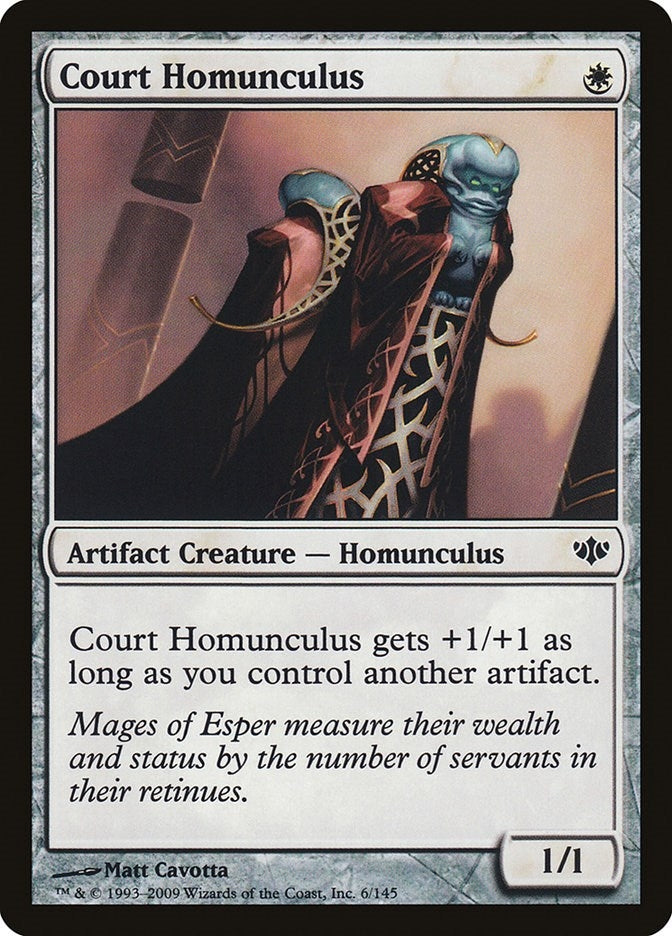 Image for Court Homunculus (6) [Conflux] - Magic: The Gathering
