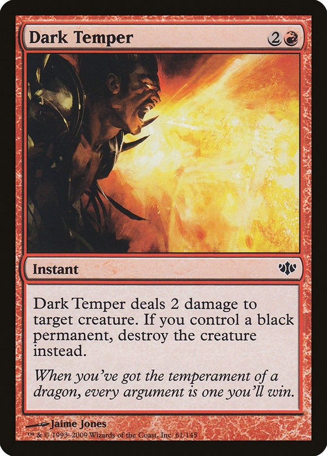 Image for Dark Temper (61) [Conflux] - Magic: The Gathering