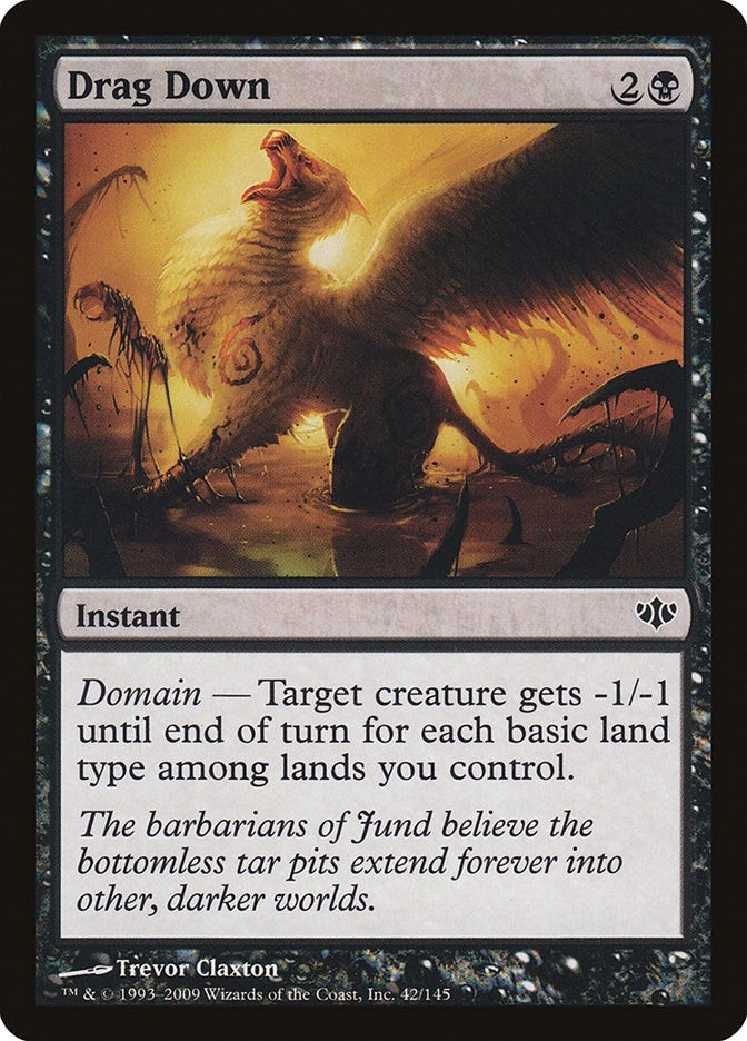 Image for Drag Down (42) [Conflux] - Magic: The Gathering