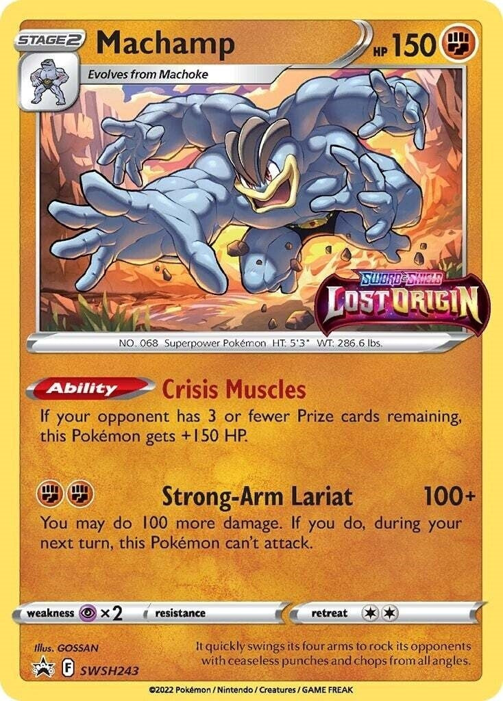 Image for Machamp - SWSH243 (Prerelease) (SWSH243) [SWSH: Sword & Shield Promo Cards] - Pokemon
